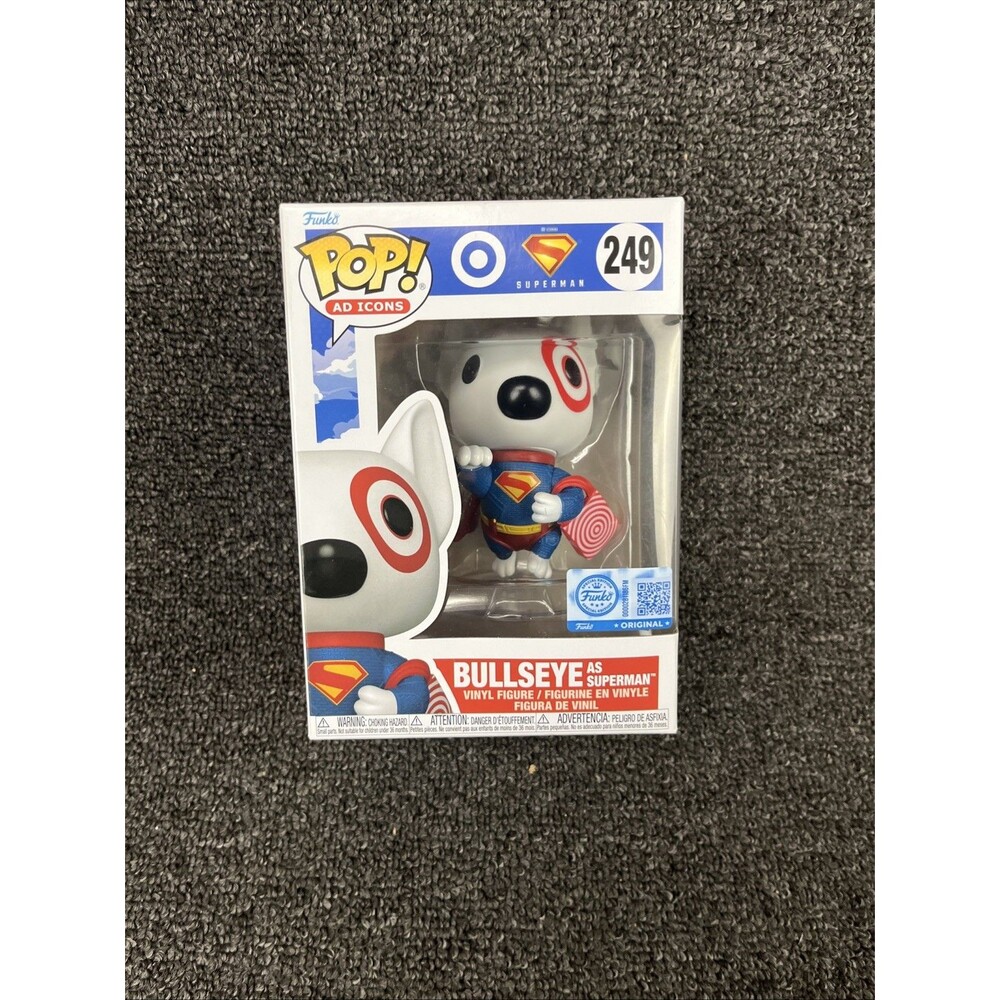NEW! Funko Pop! Ad Icons: Target - Bullseye as Superman (Exclusive) #249!